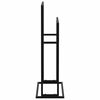 vidaXL Pastatoma rank&scaron;luosčių kabykla, juoda, 48x24x78,5cm, geležis