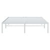 vidaXL Metalinis lovos rėmas, baltos spalvos, 160x200 cm