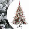 vidaXL Dirbtinė kalėdinė eglutė su rutuliuku 150 cm 150 LED