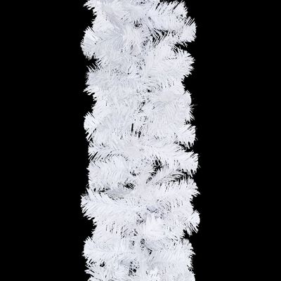 vidaXL Kalėdinės girliandos, 4 vnt. baltos spalvos, 270 cm, PVC