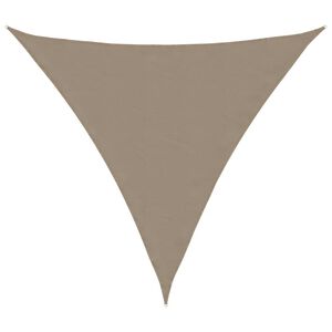 vidaXL Uždanga nuo saulės, taupe, 3x3x3m, oksfordo audinys, trikampė