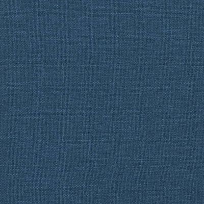 vidaXL Trivietė chesterfield sofa, mėlynos spalvos, audinys