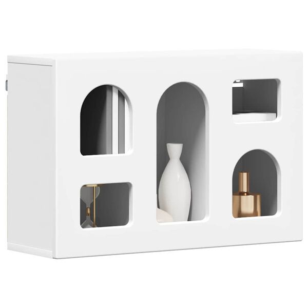 vidaXL Pakabinama spintelė Balta 60 x 20 x 40 cm Apdirbta mediena