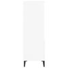vidaXL Komoda, baltos spalvos, 40x36x110cm, apdirbta mediena