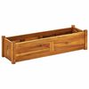 vidaXL Lovelis augalams, akacija, 100x30x25cm, auk&scaron;tas