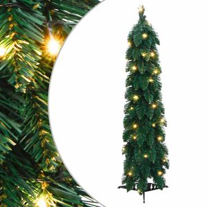 vidaXL Dirbtinė ap&scaron;viesta Kalėdų eglutė su 45 LED lemputėmis, 90cm