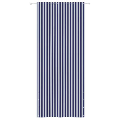 vidaXL Balkono pertvara, mėlyna/balta, 120x240cm, oksfordo audinys