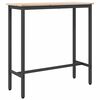 vidaXL staliuku Natūrali 100 x 40 x 101 cm