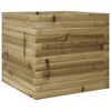 vidaXL Sodo lovelis, 50x50x45,5cm, impregnuota pu&scaron;ies mediena