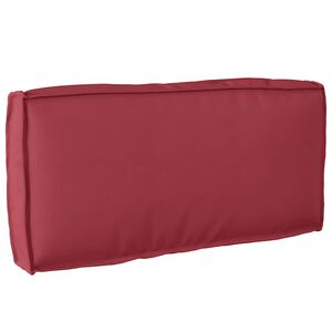 vidaXL Pagalvėlė Oksfordo audinys Vyno raudona 80 x 40 x 12 cm