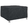 vidaXL Baldų uždangalas Paprastas Juoda 150 x 150 x 75 cm 600D