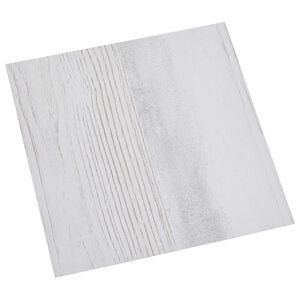 vidaXL Grindų lentos Balta ir &scaron;viesiai pilka 5,11 m&sup2; 55 vnt. PVC
