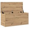 vidaXL Saugojimo dėžė su saugykla artisano ąžuolo 100 x 42 x 46 cm
