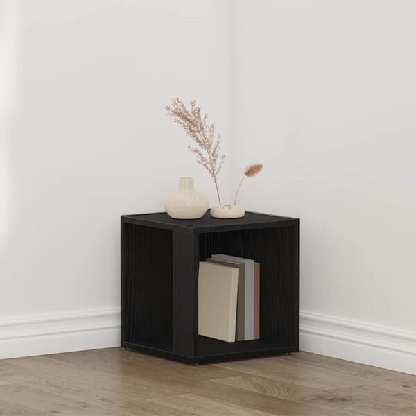 vidaXL Kampinės lentynos Juodas ąžuolas 33 x 33 x 34,5 cm