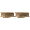 vidaXL Naktinis staliukas 2 vnt. Amatininkų ąžuolas 40 x 31 x 15 cm