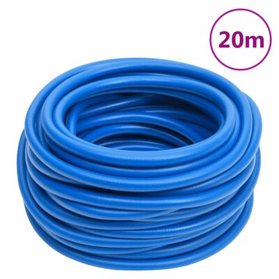 vidaXL Oro žarna, mėlynos spalvos, 0,6", 20m, PVC