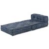 vidaXL Modulinė sofa Indigo spausdinimas 70 x 70 x 56 cm audinys