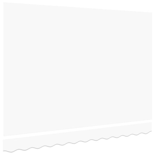 vidaXL Markizės pakaitinis audinys Balta 280 x 245 cm Poliesteris