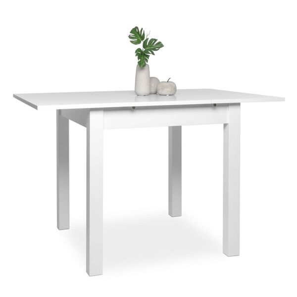 Finori Prailginamas valgomojo stalas Coburg 80, baltos spalvos