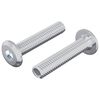 vidaXL Užrakinimo varžtas 2 vnt. Sidabrinė M6 x 30 mm Plienas