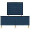 vidaXL Lovos rėmas su galvūgalio Mėlyna 140 x 200 cm audinys