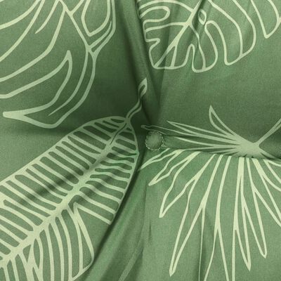 vidaXL Palečių pagalvėlės, 2vnt., oksfordo audinys, su lapais
