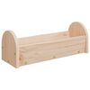 vidaXL &Scaron;ieno laikiklis triu&scaron;iams, 28x10x10cm, eglės medienos masyvas