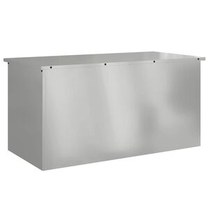 vidaXL Sodo saugojimo pagalvių dėžė Galvanizuotas plienas 220 L