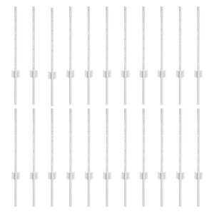 vidaXL Įmontuotas tvoros stulpas 22 vnt. Sidabrinė 100 cm