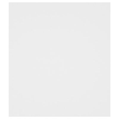 vidaXL Šoninis staliukas, baltos spalvos, 60x40x45cm, MDP