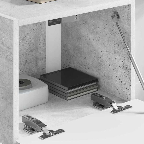 vidaXL TV sieninė spintelė Betoninė 60 x 31 x 29.5 cm Apdirbta mediena