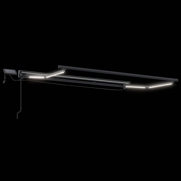 vidaXL Rankinis markizės rėmas su LED Vy&scaron;ninė 3 x 2 m