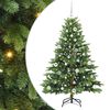 vidaXL Dirbtinė Kalėdų eglutė su 150 LED Žalia 150 cm PE ir PVC