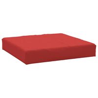 vidaXL Paletės pagalvėlė, raudona, 60x60x8cm, oksfordo audinys