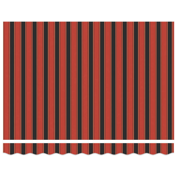 vidaXL I&scaron;traukiama markizė Oranžinė ir ruda 300 x 250 cm