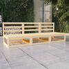 vidaXL Trivietė sodo sofa, pu&scaron;ies medienos masyvas
