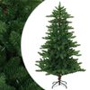 vidaXL Dirbtinė Kalėdų eglutė 120 cm PVC ir metalas Žalia
