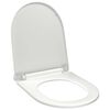 vidaXL Klozeto sėdynė su Soft-close mechanizmu, balta