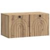 vidaXL Sieninė TV spintelė Artisano ąžuolo 59,5 x 31 x 30 cm