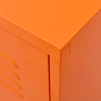 vidaXL Televizoriaus spintelė, oranžinė, 105x35x50cm, plienas