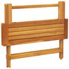 vidaXL Sulankstomas sodo stalas, 90x52,5x65cm, akacijos masyvas