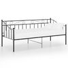 vidaXL Sofos-lovos rėmas, juodos spalvos, 90x200cm, metalas