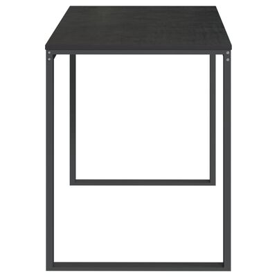 vidaXL Kompiuterio stalas, juodos spalvos, 110x60x73cm, MDP
