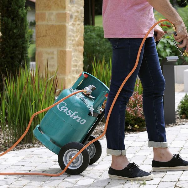 Hozelock Vežimėlis dujų balionui, juodos spalvos