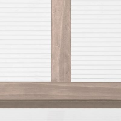 vidaXL Šiltnamis, pilkos spalvos, 110x58,5x39cm, eglės mediena