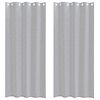 vidaXL Voile Užuolaida 2 vnt. Tamsiai pilka 260 x 140 cm Poliesteris