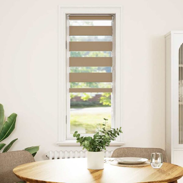 vidaXL zebrinės žaliuzės 50x150 cm audinio plotis 45,9 cm poliesteris