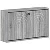 vidaXL Sieninis batų kabinetas ALKMAAR 71 x 17 x 43 cm Pilka Sonoma