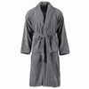 vidaXL Kilpinis chalatas, antracito spalvos, 100% medvilnė, L, unisex