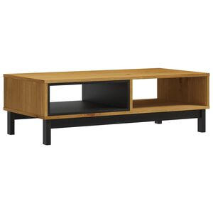 vidaXL Kavos staliukas FLAM, 100x50x32,5 cm pu&scaron;ies masyvo